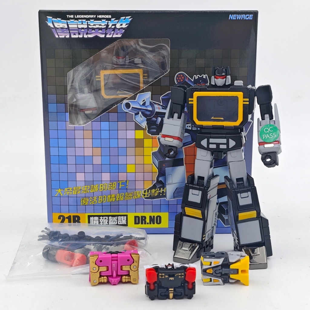 Newage Transformation H21 NA H21B 黑色聲波帶磁帶 10.5 厘米迷你比例 G1 可動人