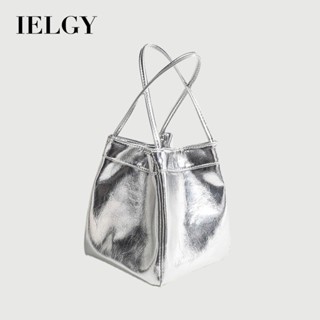 IELGY 時尚多用途休閒韓版水桶包 小眾簡約腋下手提包