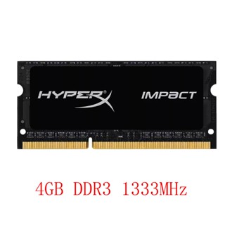 金士頓 HyperX Impact DDR3 RAM 4GB DDR3 1333MHz PC3-10600S 筆記本電腦