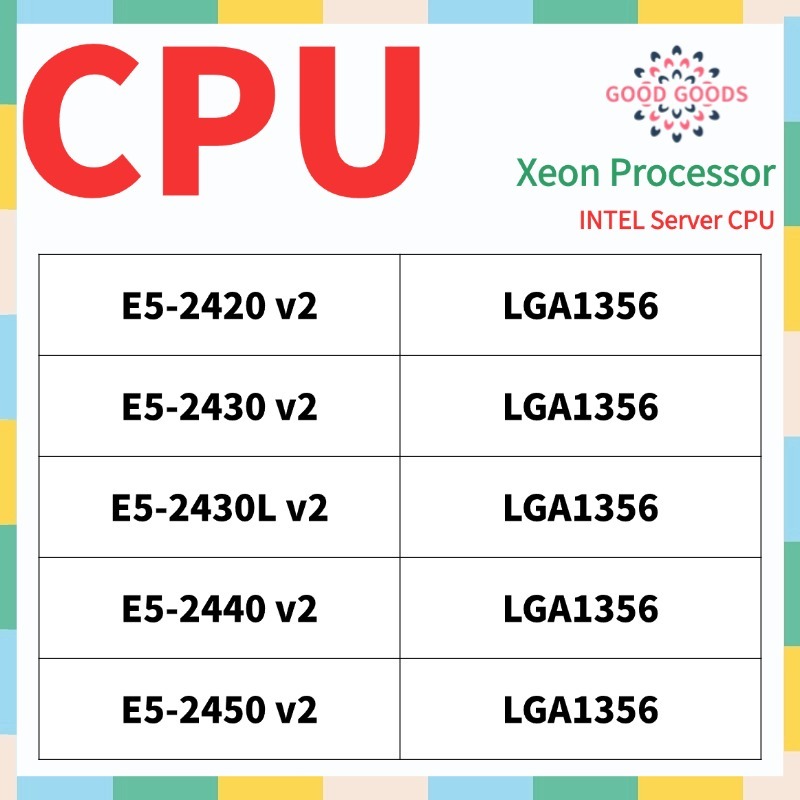 英特爾 E5-2450v2 INTEL 至強處理器服務器 CPU LGA135-2420v2 E5-2440v2 E5-