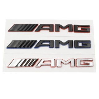高品質ABS材質AMG汽車後備箱改裝車身貼,適用於奔馳新奔馳-AMG標誌