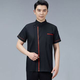 廚師制服餐飲服務廚師襯衫餐廳烹飪服裝麵包店咖啡廳服務員女服務員工作服
