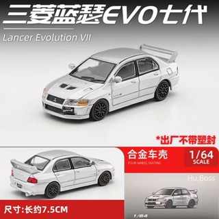 JKM1/64三菱EVO7代JDM合金車模仿真小比例汽車微縮模型擺件