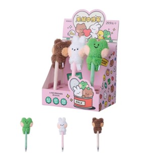 Miniso Line friends 迷你毛絨公仔筆