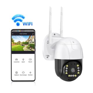 V380 PRO 3K 連WIFI使用無線防水監視器 智慧戶外攝影機 免佈線 手機遠端檢視 語音對講攝像頭 智慧跟蹤