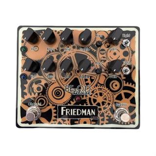 LY-Rock FREDMAN 吉他失真效果踏板 BE-OD 雙通道手動搖滾重失真踏板效果器,真正的旁路