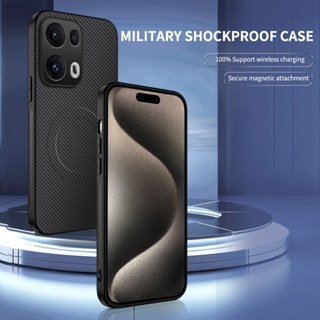 Realme 14 Pro Plus 手機殼碳纖維圖案超薄後蓋帶磁性