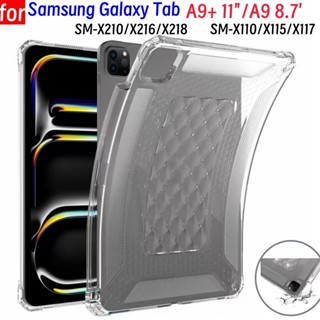 SAMSUNG Galaxy Tab A9+ 手機殼帶筆槽適用於三星 Galaxy Tab A9+ 11" SM-X21