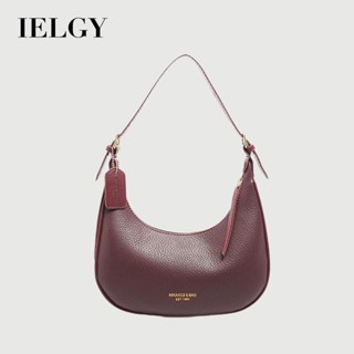 IELGY 腋下包 質感百搭單肩時尚通勤手提月牙包