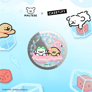 CASETiFY 藝術家 Maltese 線條小狗系列 Snappy™ MagSafe 手機支架