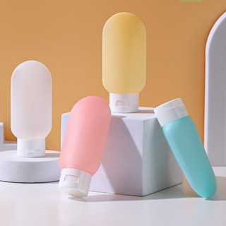 60ml 可愛擠壓軟管乳液瓶旅行便攜洗髮水沐浴露化妝品分離器空瓶