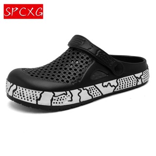 SPCXG 41-46 男士夏季時尚休閒厚底防滑耐磨透氣涼鞋---&