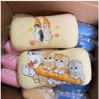 Mofusand鯊魚貓吉伊卡哇涼感腰枕午休枕記憶棉腰靠小枕頭