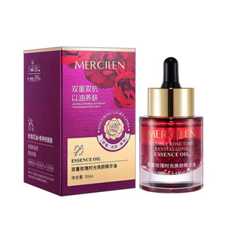 夢希藍雙重玫瑰時光煥顏精華油30ml緊緻抗皺保溼面部舒緩精華原液