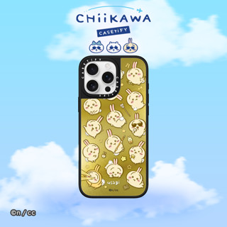 CASETIFY Chiikawa 保護殻 iPhone 13/ iPhone 14/ iPhone 15/ iPhone 16 兔兔滿版手機殼 - Yellow Edition