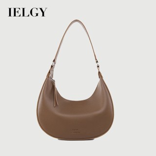 IELGY 高階質感腋下包半月包 黑色手提月牙包