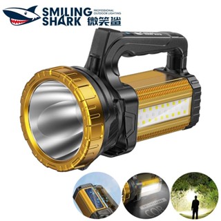 微笑鯊正品 ST5250 LED強光手電筒 高亮手提燈 白紅光探照燈 側面COB泛光工作燈 6檔 Type-C 防水露營