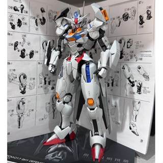 《現貨鋼彈》崑崙FM 風靈鋼彈 帕梅刻痕6 水星的魔女 高達拼裝模型 1/100 送水貼 GUNDAM機甲手辦玩具擺件