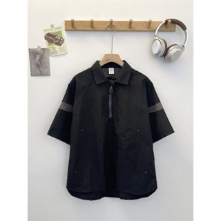 美式復古速乾透氣Polo衫 潮牌夏季輕薄戶外運動t恤短袖男短袖上衣