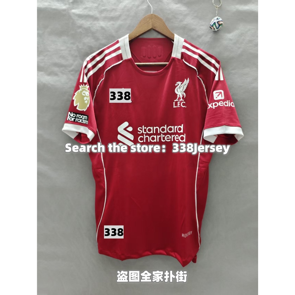 25-26 利物浦球員版 AAA 高品質球衣足球 T 恤 DARWIN M.SALAH ALEXANDER-ARNOLD
