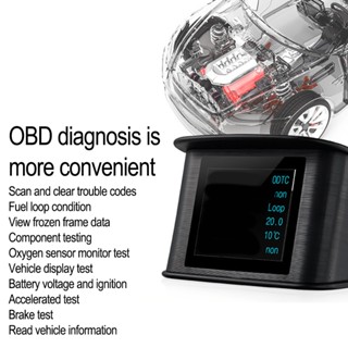 OBD HUD P10汽車OBD2平視顯示器HUD車載電腦數位超速報警通用汽車電子配件智慧