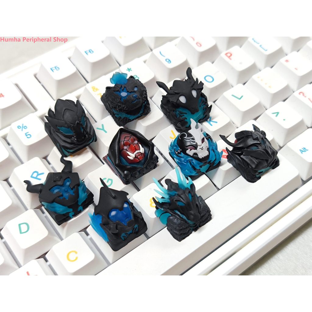 Humha工匠鍵帽我獨自升級鍵帽 手工樹脂鍵帽 個性鍵帽 定制鍵帽 機械鍵盤鍵帽 透光鍵帽