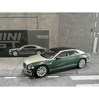 MINIGT 1:64 賓利 飛馳 Bentley Flying Spur 白沙翠綠色 #867 合金汽車模型