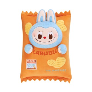 POPMART泡泡瑪特 THE MONSTERS搞怪便利店系列-抱枕（薯片） labubu 拉布布 毛絨玩具抱枕