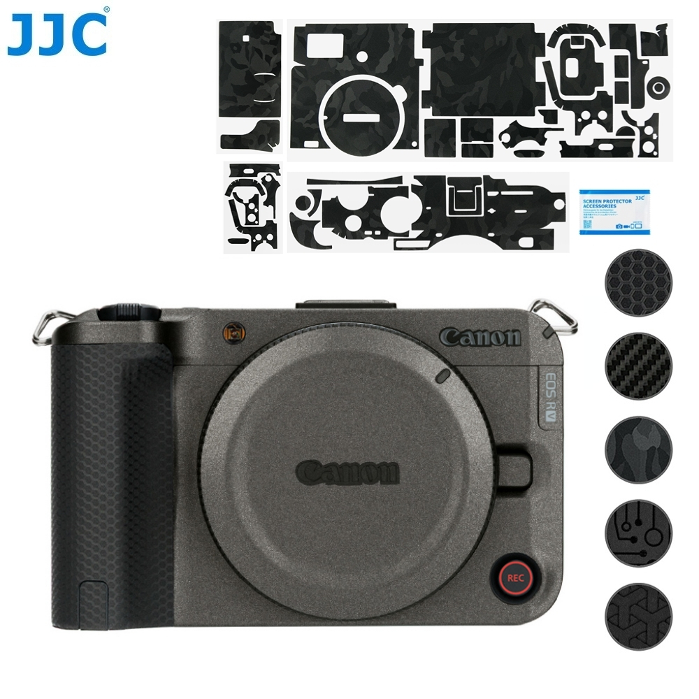 JJC Canon EOS R50V 相機包膜貼膜 佳能機身防刮保護膜裝飾貼紙 3M材質保護套 撕下無殘留