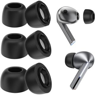 SAMSUNG 3 對替換記憶海綿耳塞耳塞適用於三星 Galaxy Buds 3 Pro,降噪,帶防塵網,舒適