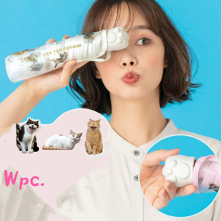 現貨 日本正版 Wpc 沖昌之 貓咪 半透明塑膠傘 貓掌 肉球傘柄 輕量折傘 摺疊傘 透明雨傘
