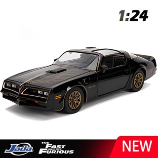 JADA 1:24 龐蒂亞克火鳥 Trans Am 1977 合金汽車壓鑄和玩具車汽車模型兒童微型比例模型車