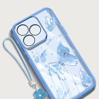 豪華蝴蝶防震手機殼華為 Honor 400 Pro 400 Lite 5G Honor 200 Pro Honor 20