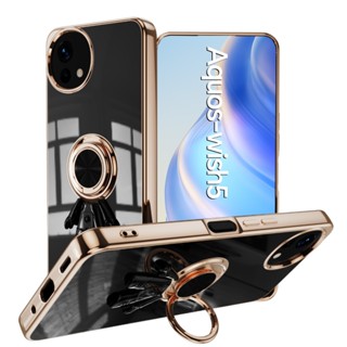 夏普 AQUOS Wish 4 3 R9 R8 R7 Pro 宇航員支架電鍍手機殼