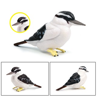 兒童認知立體模擬野生動物鳥模型笑翠鳥鳥動物模型玩具擺件