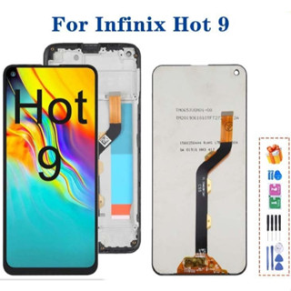 適用 傳音 Infinix Hot 9 螢幕總成原裝液晶顯示內外一件式屏