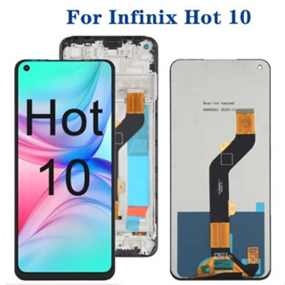 適用 傳音 Infinix Hot 10 螢幕總成原裝液晶顯示內外一件式屏