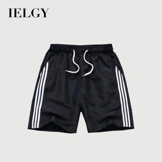 IELGY直筒沙灘褲男士休閒褲速乾運動褲潮顯瘦男褲