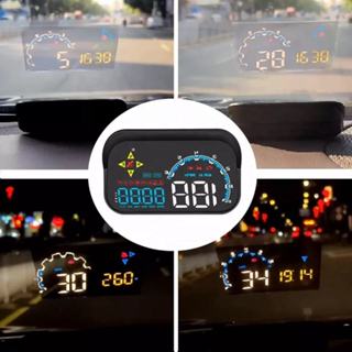 2025 OEM 通用汽車擋風玻璃平視顯示器,帶 OBD2 M20 汽車電子速度警報 HUD GPS