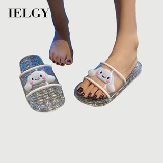 IELGY 熱賣透明水晶拖鞋女夏季浴室防滑卡通肉桂狗涼鞋kulomi