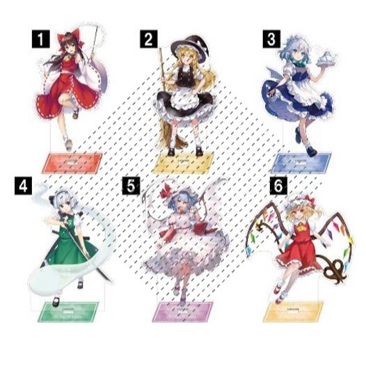 🔥【女僕劍士組】《東方Project》魂魄妖夢+十六夜咲夜 壓克力立牌 同人周邊 幻想鄉收藏✨