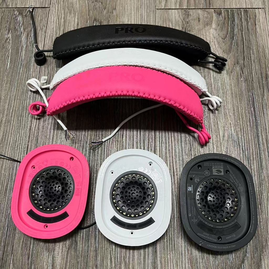 適用於羅技 G PRO X2 耳機更換 GPROX2 頭帶皮革 G PROX 2 耳墊備件維修零件的原裝揚聲器單元