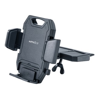 APPS2Car 手機支架 車用CD槽手機支架 單手操作設計 適用於所有iPhone、Android手機和智慧手機