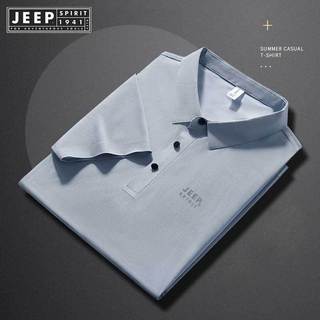 JEEP SPIRIT 1941 ESTD新款夏季男士商務T恤清爽透氣