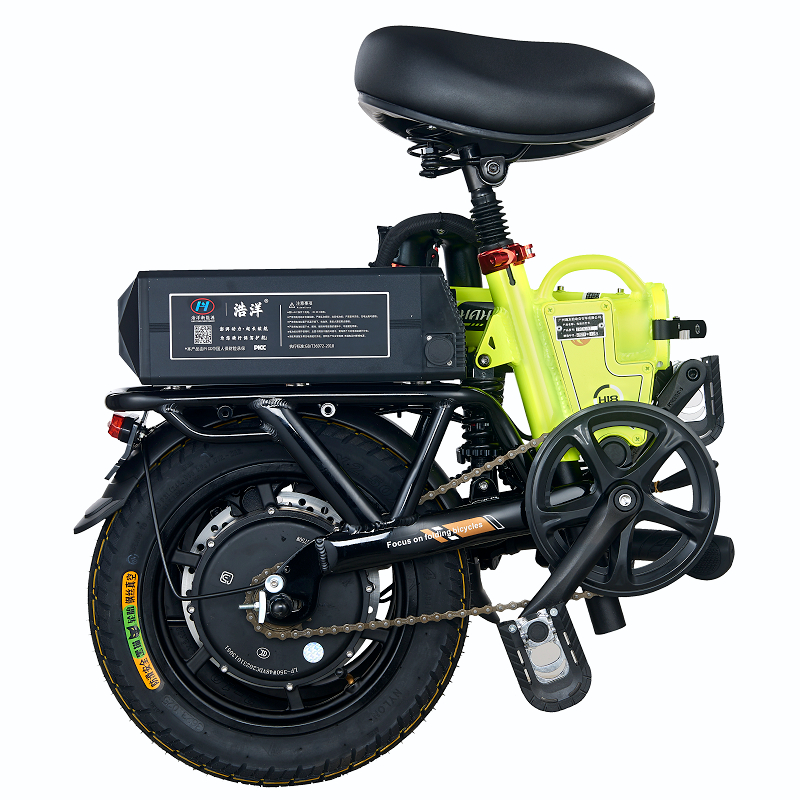 HAHOO哈狐摺疊電動車58AH200公里長續航時速55公里14寸代駕電動腳踏車鋰電池助力超輕便攜迷你小型男女成人代步電