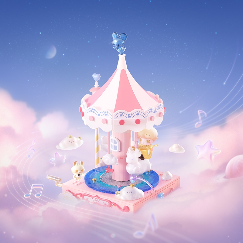 POP MART 泡泡瑪特 DIMOO 夢響曲系列拼搭積木 積木潮玩拼搭玩具禮物