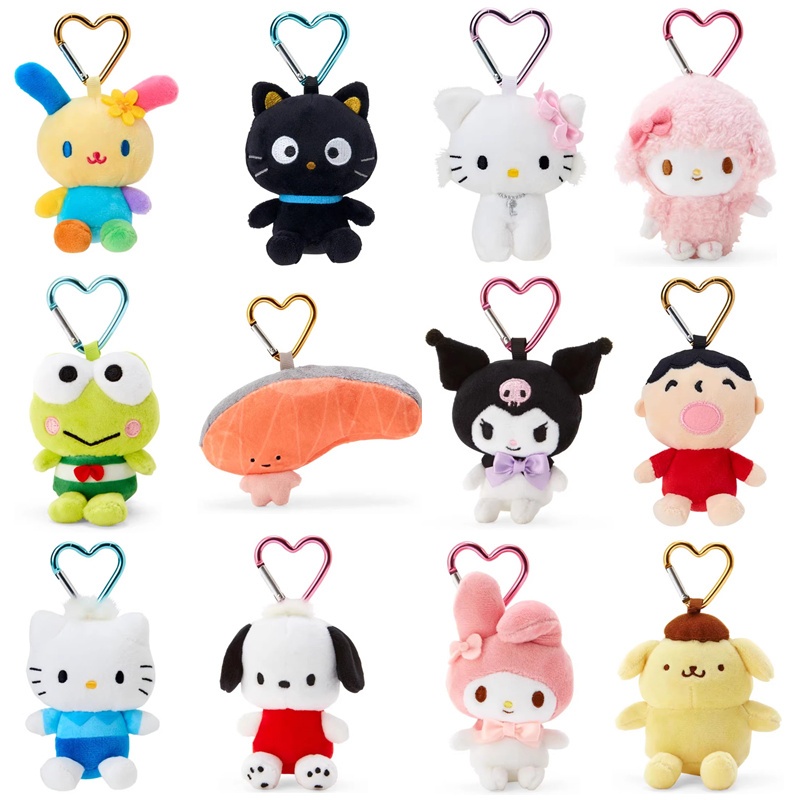 Hello Kitty Usahana Chococat Charmmy Kitty 毛絨鑰匙扣球鏈鑰匙圈 Mina N