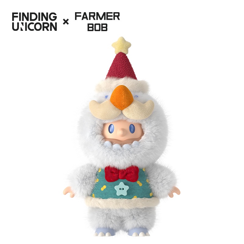 FINDING UNICORN 尋找獨角獸 FARMER BOB小雪獸BOB-搪膠毛絨公仔掛件(限量商品)