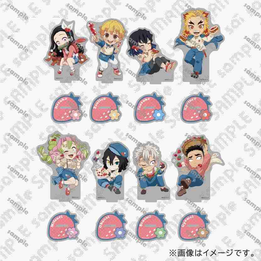 🔥【鬼滅之刃 非官方周邊】ufotable 草莓祭典 壓克力立牌 收藏 徽章 竈門炭治郎 竈門禰豆子 動漫禮物 ✨