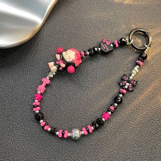 正版泡泡瑪特萌粒Skull panda dimoo DIY手機鏈包包吊飾裝飾女友禮物